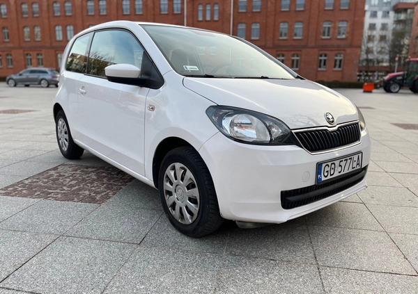 Skoda Citigo cena 19450 przebieg: 158000, rok produkcji 2015 z Gdańsk małe 137